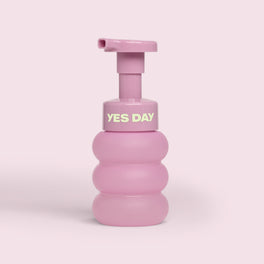 YES DAY Float Foam Face Cleanser in its signature squishy bottle—gentle daily cleanse for all skin types and tones.