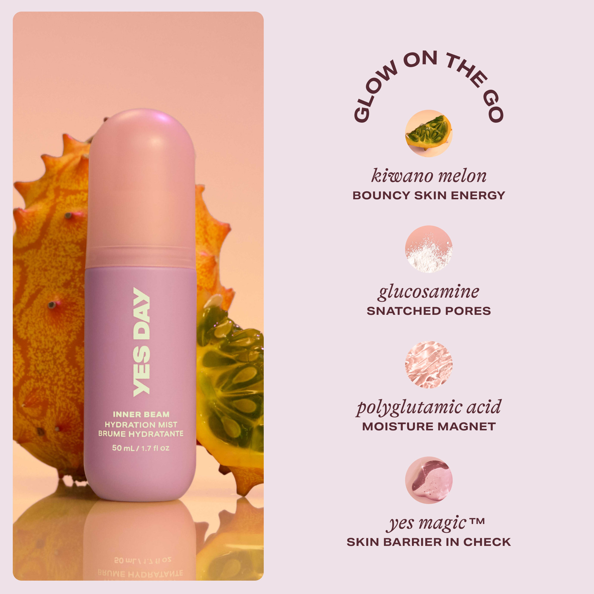 Hydrating Face Mist for Teens & Tweens | Inner Beam | YES DAY Hydrating Face Mist for Teens & Tweens | Inner Beam | YES DAY