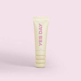 YES DAY Lip Sweetie Lip Mask in signature pastel tube on a soft background.